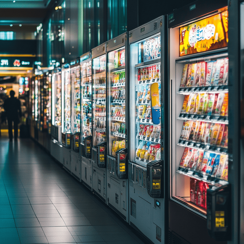 saturated market of vending machine