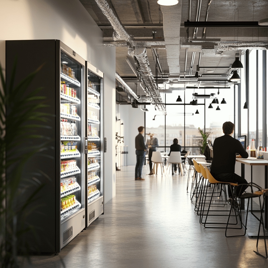 vending machine on a workplace