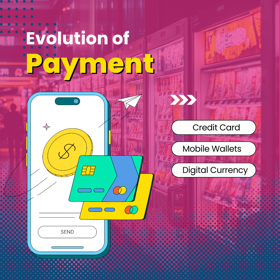 Evolution of payment of the vending machines