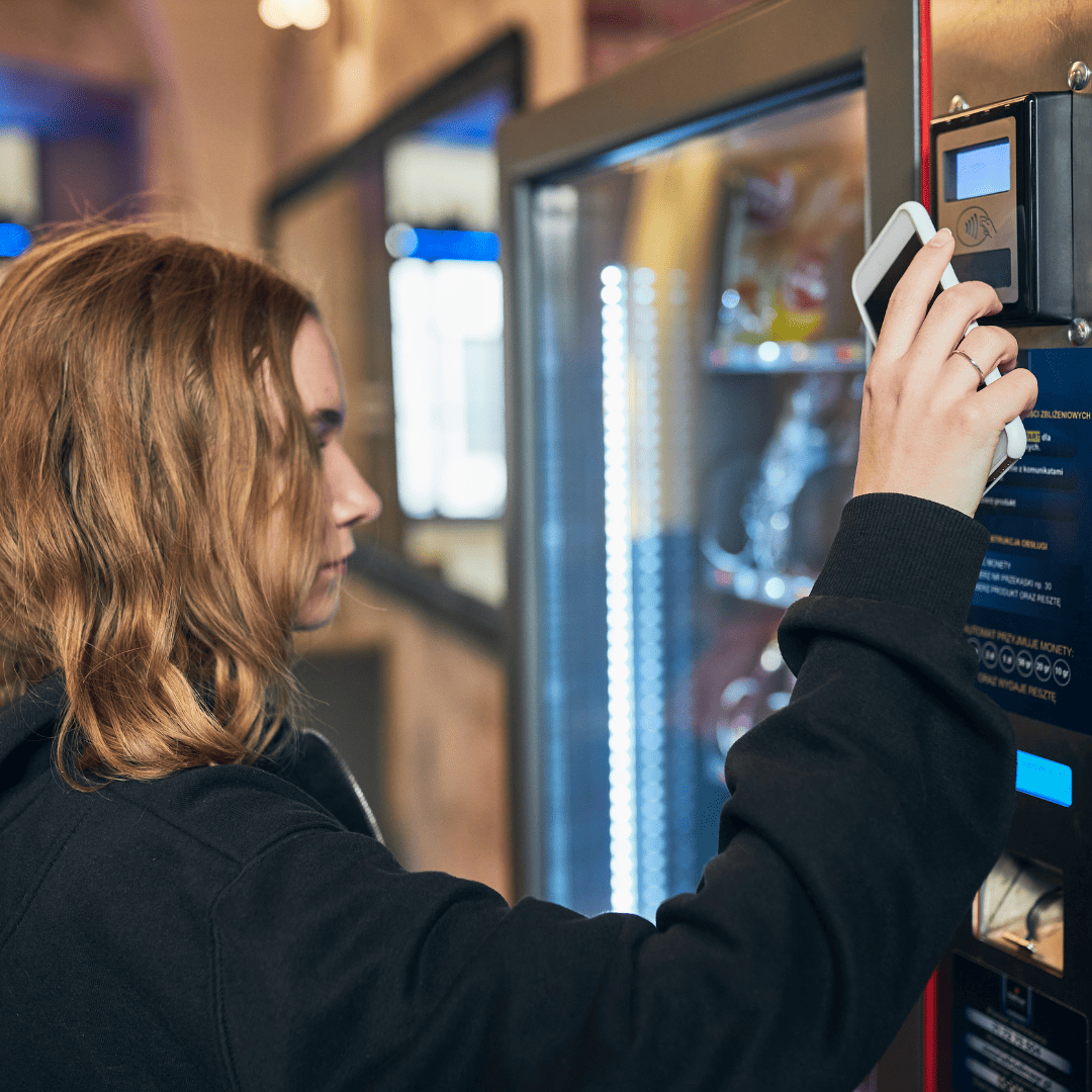 cashless payment vending machine