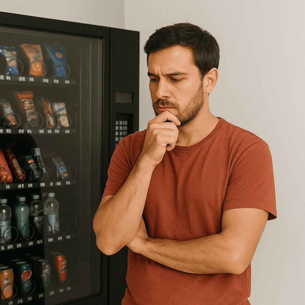 thinking about a vending machine